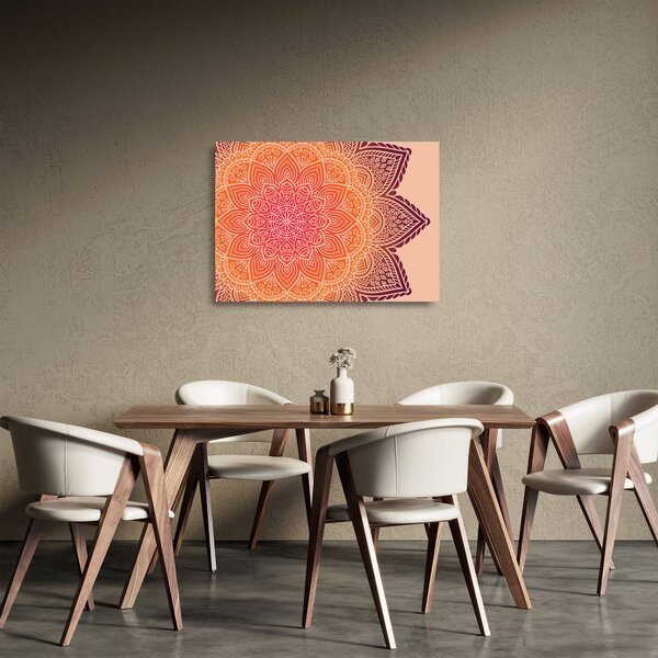 Kép - mandala art (üvegen) (70x50 cm)