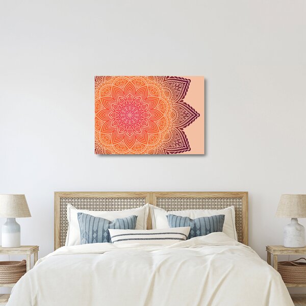 Kép - mandala art (üvegen) (70x50 cm)