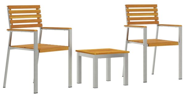 Kert étkező szett 3 pcs Barna