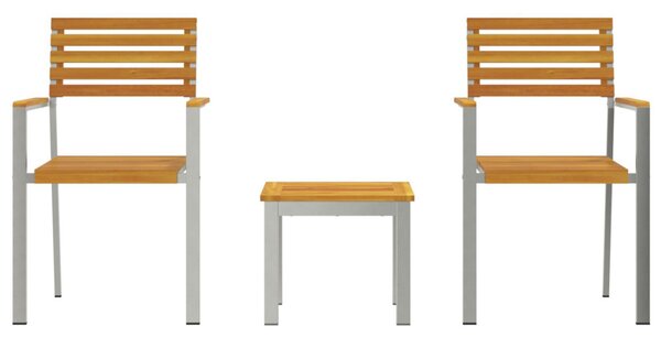 Kert étkező szett 3 pcs Barna