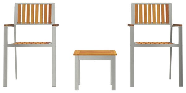 Kert étkező szett 3 pcs Barna