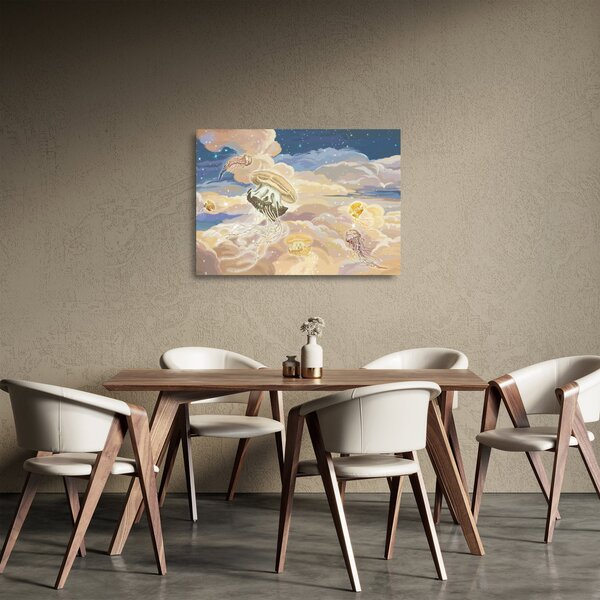 Kép - mennyei medúza (üvegen) (70x50 cm)