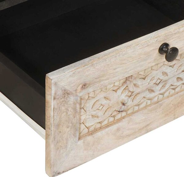 TV egységek fiókkal polcokkal Fehér 105 x 33 x 46 cm Faanyag