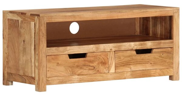 Tömör akácfa TV-szekrény 88 x 35 x 40 cm