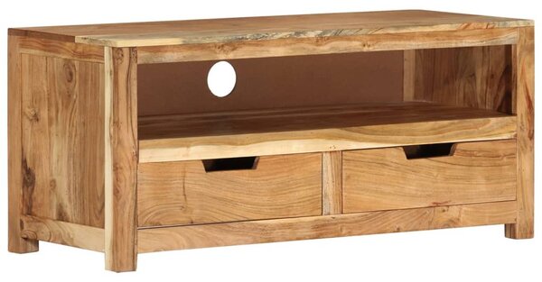 Tömör akácfa TV-szekrény 88 x 35 x 40 cm