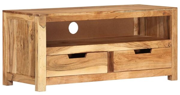 Tömör akácfa TV-szekrény 88 x 35 x 40 cm