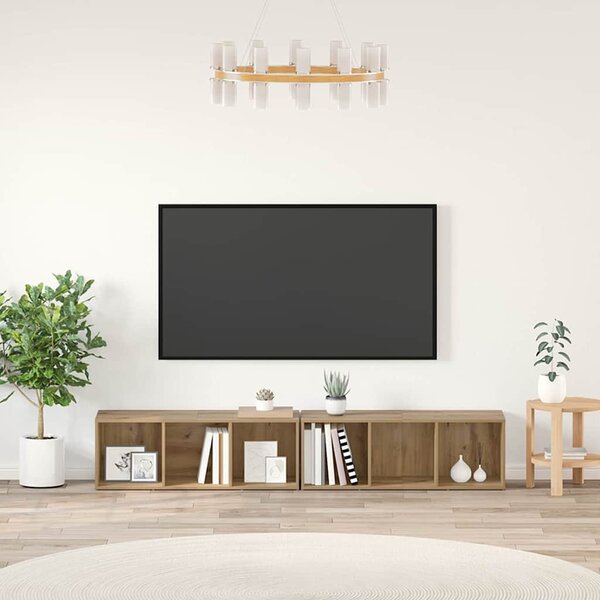 TV szekrény garnitúra 2 pcs Artisan tölgy 37 x 35 x 107cm
