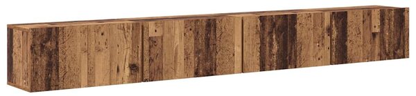 TV szekrény garnitúra 4 pcs Öreg fa 60 x 30 x 30 cm Faanyag