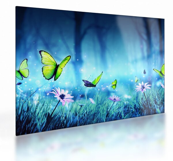 Kép - Misztikus erdei tisztás (üvegen) (70x50 cm)