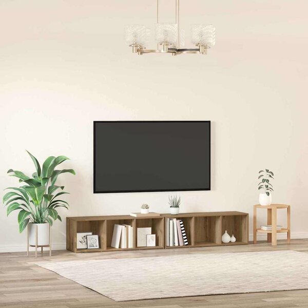 TV szekrény garnitúra 2 pcs Artisan tölgy 37 x 35 x 107cm