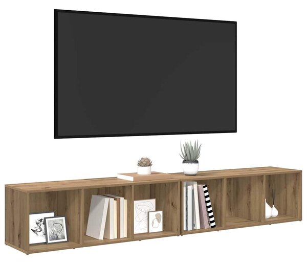 TV szekrény garnitúra 2 pcs Artisan tölgy 37 x 35 x 107cm