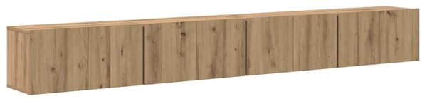TV szekrény garnitúra 4 pcs Artisan tölgy 60 x 30 x 30 cm