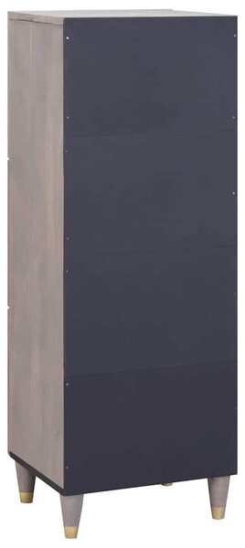 Magasfiú Szürke és Arany 40 x 33.5 x 110 cm Tömör mangófa