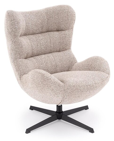 Fotel Houston 2127, Kárpit, 96x75x88cm, Bézs, Fekete