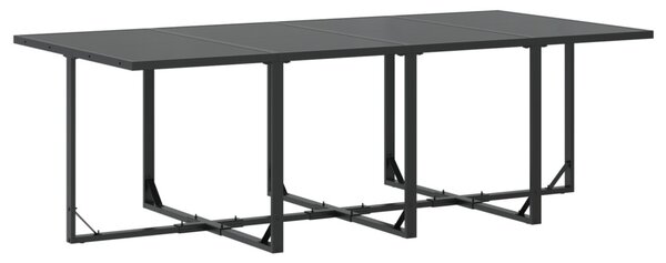 Kert étkező szett 13 pcs Fekete Acél