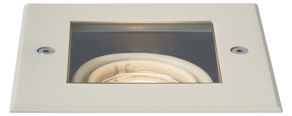 6 darabos modern bézs színű földbe süllyeszthető spotlámpa készlet GU10 50mm forgatható és dönthető IP65 - Oneon