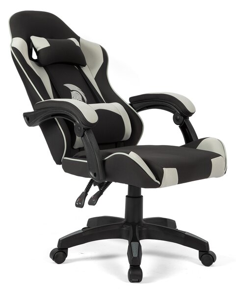 Szövet Gamer szék Warrior Basic 1-F fekete-szürke