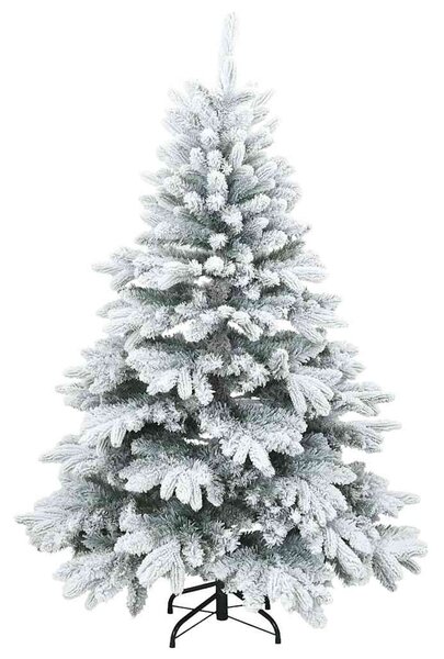 Mű karácsonyfa 150 LED-del állvánnyal Fehér 120 cm PE és PVC