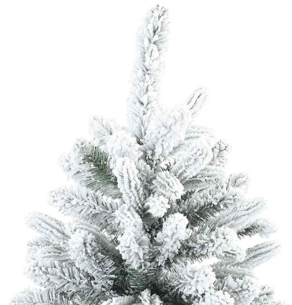 Mű karácsonyfa 150 LED-del állvánnyal Fehér 120 cm PE és PVC