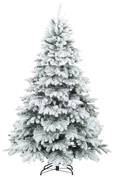 Mű karácsonyfa 300 LED-del állvánnyal Fehér 240 cm PE és PVC