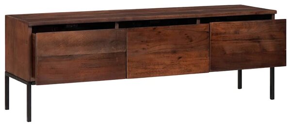 Média tárolószekrények és állványok mézbarna 110 x 30 x 36 cm