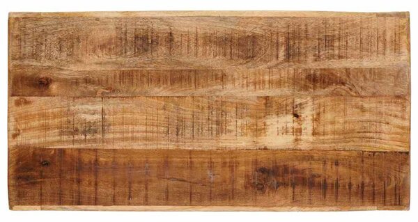 Fészekasztal 3 db Barna 82 x 40 x 46 cm Tömör Mangófát