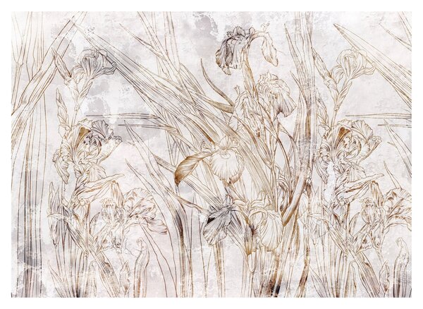 Kép - íriszek (üvegen) (70x50 cm)