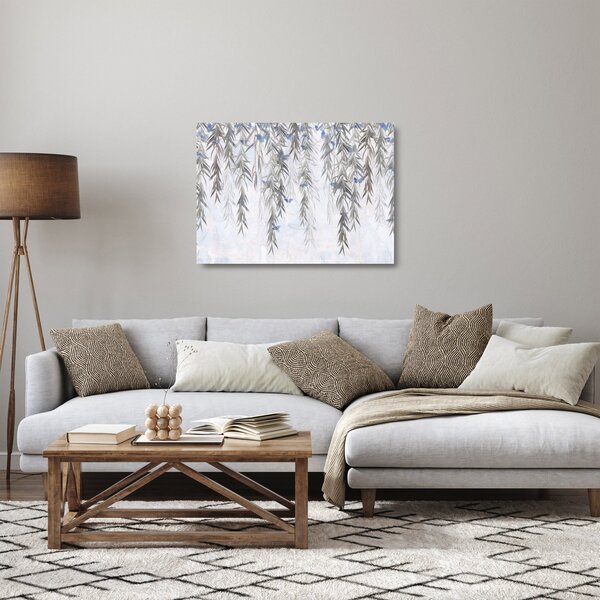 Kép - Fűzfa gallyak pillangókkal (üvegen) (70x50 cm)
