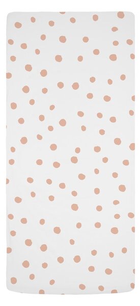 Gyermekágyi lepedő pamut szaténból 120x60 cm Dots from the Forest - Butter Kings