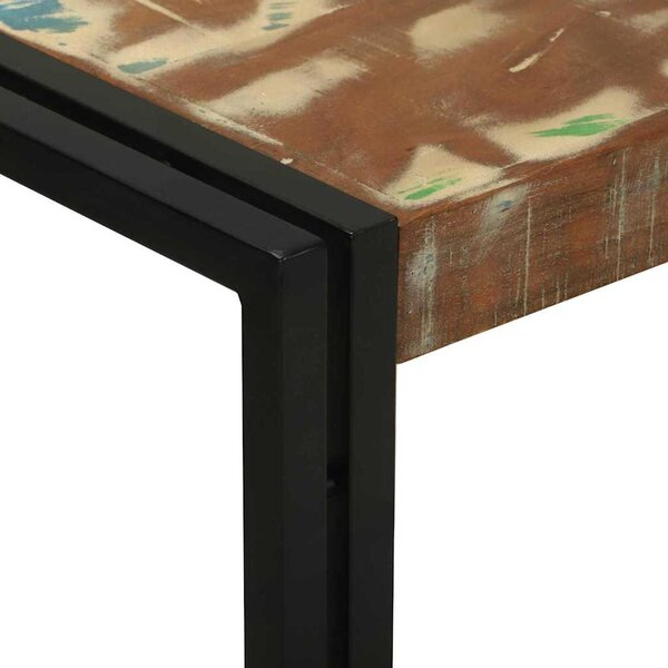 Konzolasztal 120 x 33 x 75 cm Szilárd Újrahasznosított Fa