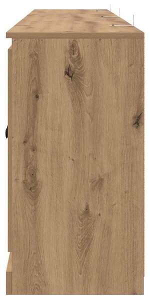 Oldalszekrények 3 pcs Antik Fa 210 x 35,5 x 67,5 cm Szerelt Fa