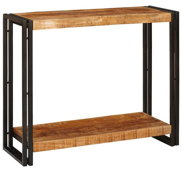Konzolasztal Barna 90 x 33 x 75 cm Tömör nyers mangófa