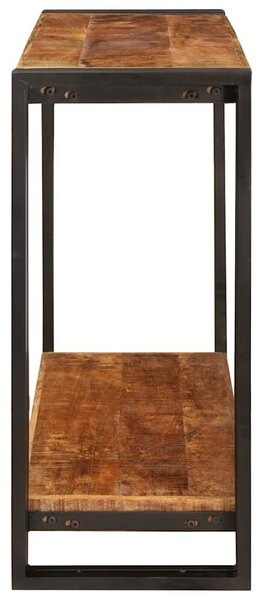 Konzolasztal Barna 90 x 33 x 75 cm Tömör nyers mangófa