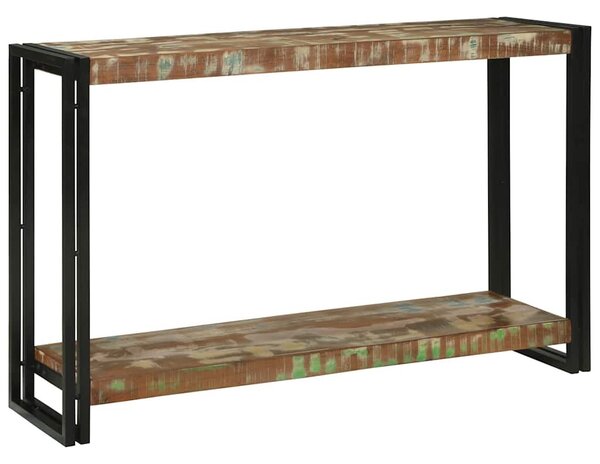 Konzolasztal 120 x 33 x 75 cm Szilárd Újrahasznosított Fa
