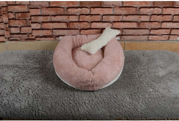 Rózsaszín plüss ágy - Lydia&Co