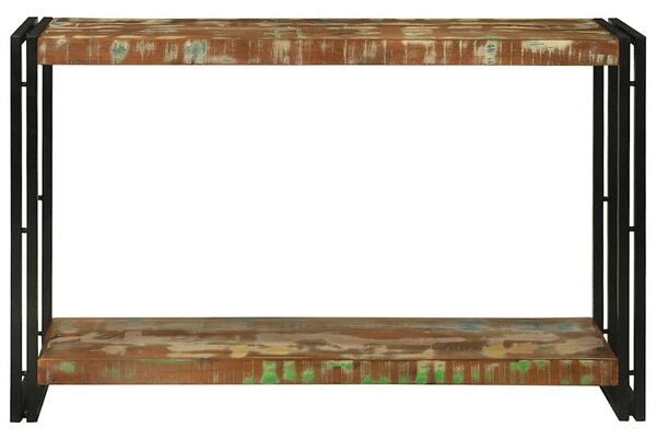 Konzolasztal 120 x 33 x 75 cm Szilárd Újrahasznosított Fa