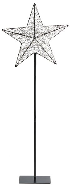 Kültéri dekoráció LED SANNAN Csillag 110 cm Fekete