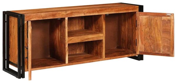 TV szekrény Barna 120 x 30 x 50 cm tömör akácfa