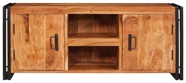 TV szekrény Barna 120 x 30 x 50 cm tömör akácfa