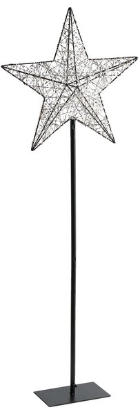 Kültéri dekoráció LED SANNAN Csillag 110 cm Fekete