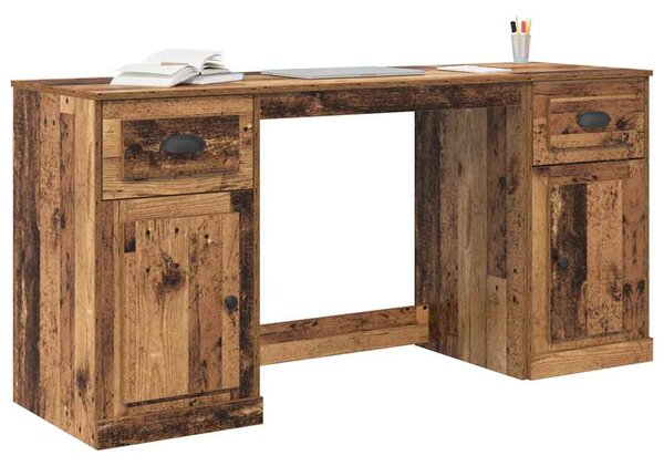 Íróasztal szekrénnyel Öreg fa Szerelt Fa 154,5 x 50 x 75 cm