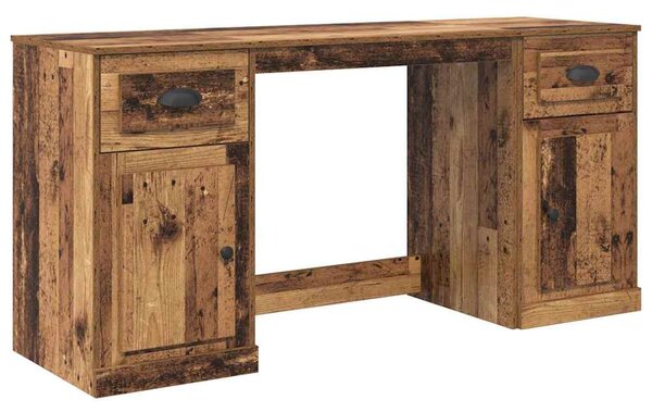 Íróasztal szekrénnyel Öreg fa Szerelt Fa 154,5 x 50 x 75 cm