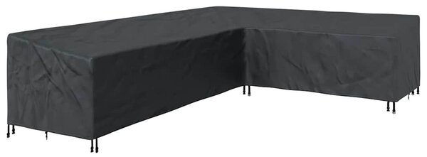 Bútor takaró 355 x 275 x 80 cm 210D Oxford Szövet L-alak Fekete
