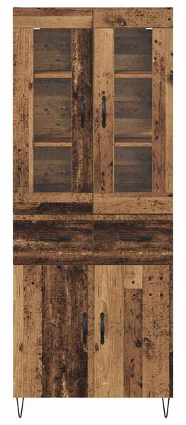 Magasfiú fiókkal Öreg fa 69,5 x 34 x 180 cm Faanyag