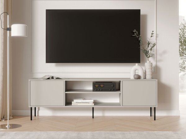 TV-állvány Merevai 104, Laminált forgácslap, 60x183x40cm, Kasmír