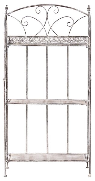 Polcrendszer VILLADOSE Fém 117 cm 60 cm Szürke