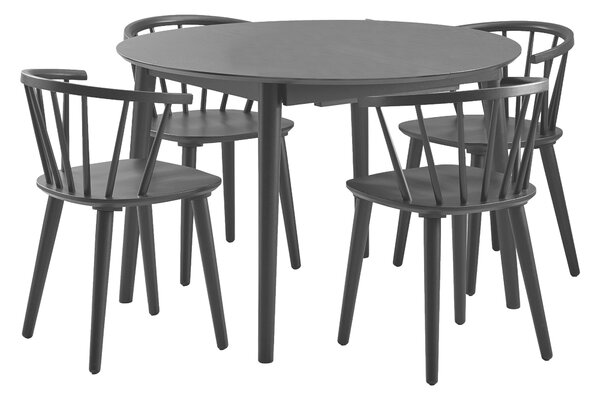 Étkezőgarnitúra Norsica 1016, 75cm, Tölgy, Kaucsuk