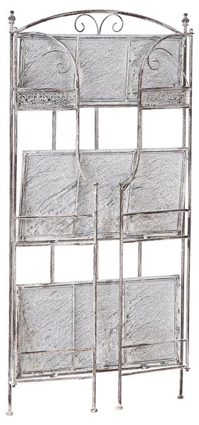 Polcrendszer VILLADOSE Fém 117 cm 60 cm Szürke