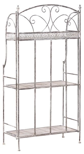 Polcrendszer VILLADOSE Fém 117 cm 60 cm Szürke