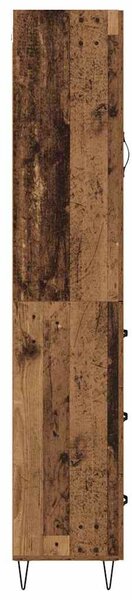 Magasfiú fiókkal Régi fa 69,5 x 34 x 180 cm Faanyag